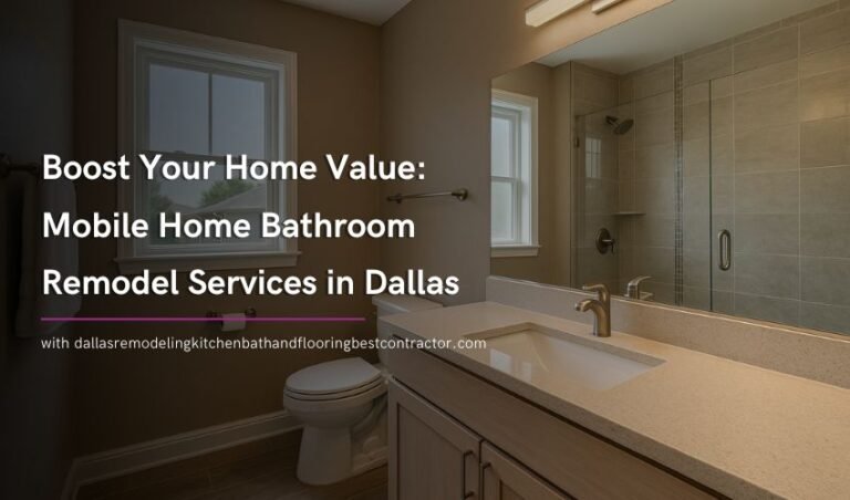 Mobile Home Bathroom Remodel