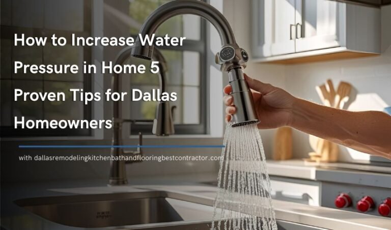 How to Increase Water Pressure in Home – Proven Fixes