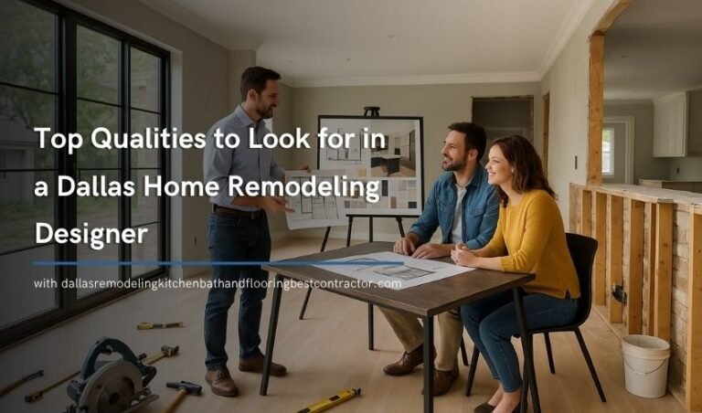 Top Qualities to Look for in a Dallas Home Remodeling Designer