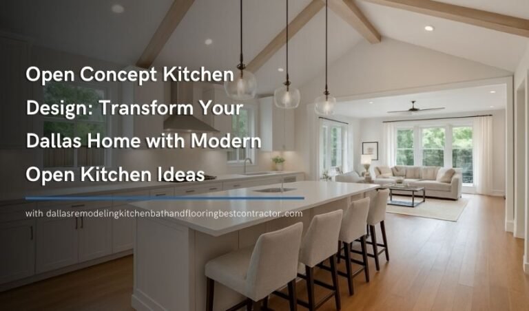 Open Concept Kitchen