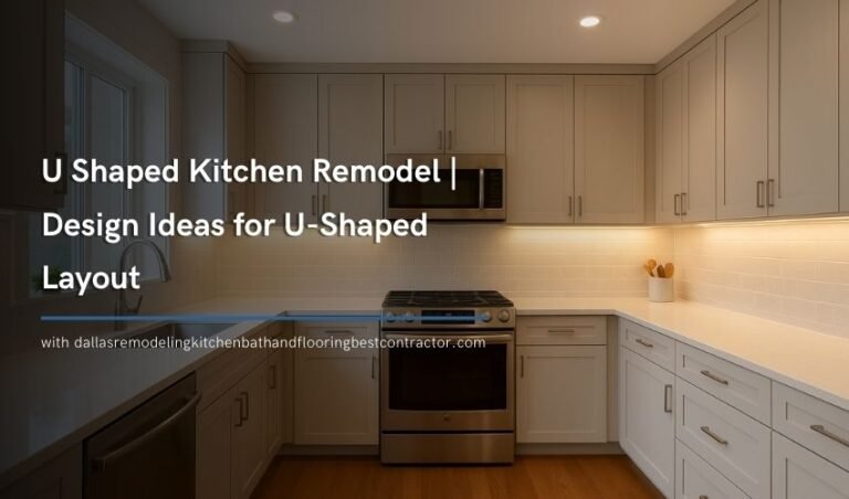 U Shaped Kitchen Remodel | Design Ideas for U-Shaped Layout